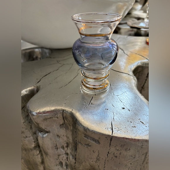 Vintage 4 inch decor Chachki for your mid-century modern home 24 karat gold - Picture 10 of 14